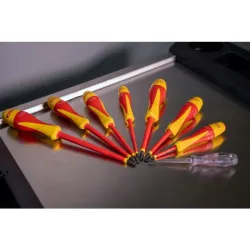 Jeu de 8 tournevis bi-matière isolés 1000V KSTOOLS 922.6218 | 922.6218