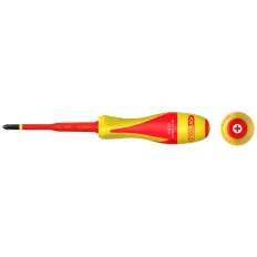 Tournevis PHILLIPS® bi-matière isolé 1000V . PH2 pour borniers électriques KSTOOLS 922.6225 | 922.6225