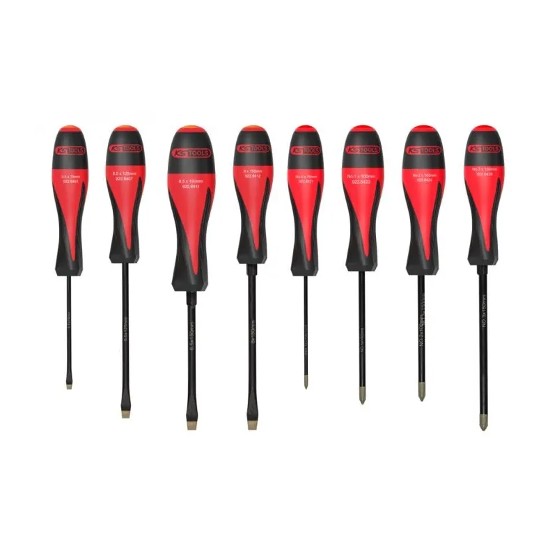 Jeu de 8 tournevis ULTIMATEgrip . Fente - PH KSTOOLS 922.6420 | 922.6420 Jeu de 8 tournevis ULTIMATEgrip . Fente - PH KSTOOLS 922.6420 | 922.6420