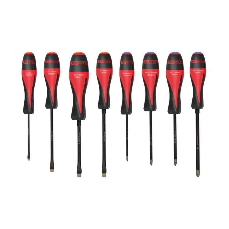 Jeu de 8 tournevis ULTIMATEgrip . Fente - PZ KSTOOLS 922.6440 | 922.6440 Jeu de 8 tournevis ULTIMATEgrip . Fente - PZ KSTOOLS 922.6440 | 922.6440
