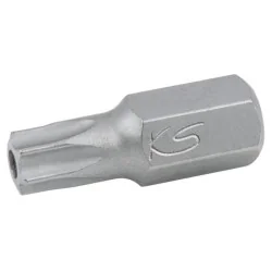 Embout de vissage TORX® percé . L.30 mm - A 10 mm - T27 KSTOOLS 930.2127 | 930.2127