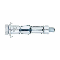 INDEX Cheville Indemoll pour fixation dans matériaux creux Avec vis à tête hexagonale (M8 x 60 Ø 14 100 pièces.) INHE855
