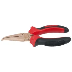 Pince à bec demi-rond coudée BERYLLIUMplus 180mm KSTOOLS 962.0612 | 962.0612