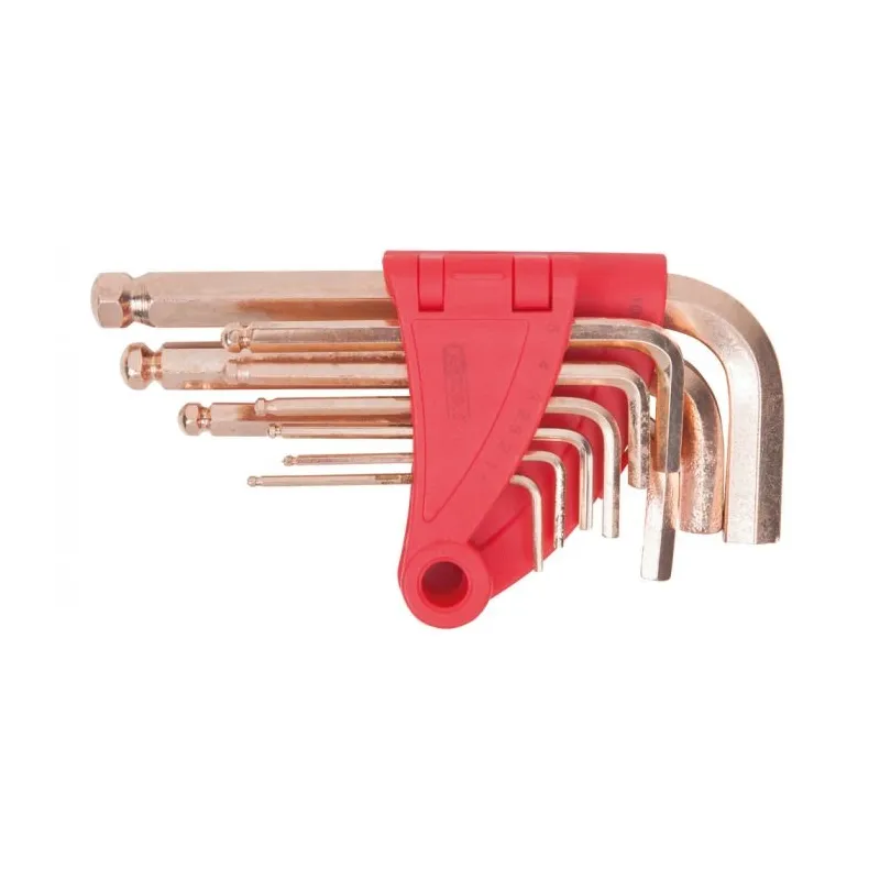 Jeu de clés mâles tête sphérique sur support BRONZEplus . 9 pièces KSTOOLS 963.1518 | 963.1518 Jeu de clés mâles tête sphérique sur support BRONZEplus . 9 pièces KSTOOLS 963.1518 | 963.1518