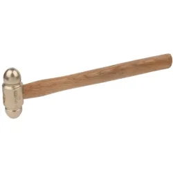 Marteau à panne sphérique BRONZEplus manche hickory . tête 700g . 340mm KSTOOLS 963.2112 | 963.2112