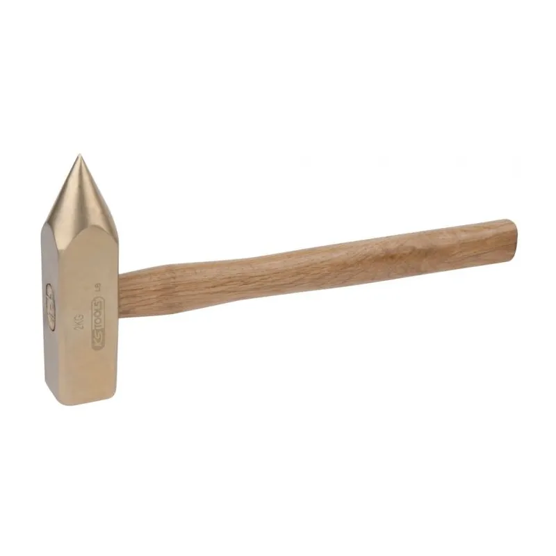Marteau tête pointue BRONZEplus manche hickory . tête 5000g . 900mm KSTOOLS 963.2133 | 963.2133