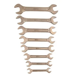 Jeu de clé à fourches BRONZEplus . 8 pièces KSTOOLS 963.7117 | 963.7117