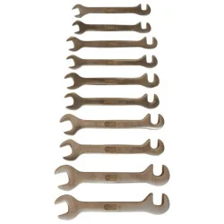 Jeu de clés à fourches BRONZEplus . 10 pièces KSTOOLS 963.7131 | 963.7131