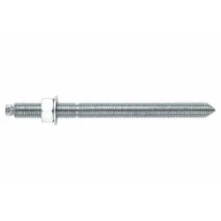 INDEX filetée pour scellement chimique avec rondelle et écrou inox A2 (M16 x 190 10 pièces.) EQA216190 | EQA216190