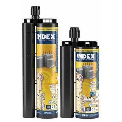 INDEX Fixations chimiques Pur epoxy 3:1. Homologuée ATE Opt.1 (385 ml. 12 pièces.) MOPUR30385 - ekibat