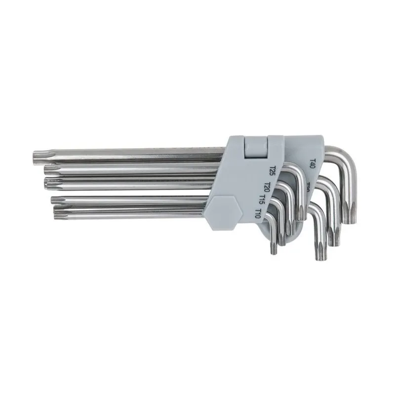 Jeu de 7 clés mâles longues INOX TORX® percé KSTOOLS 964.0615 | 964.0615 Jeu de 7 clés mâles longues INOX TORX® percé KSTOOLS 964.0615 | 964.0615