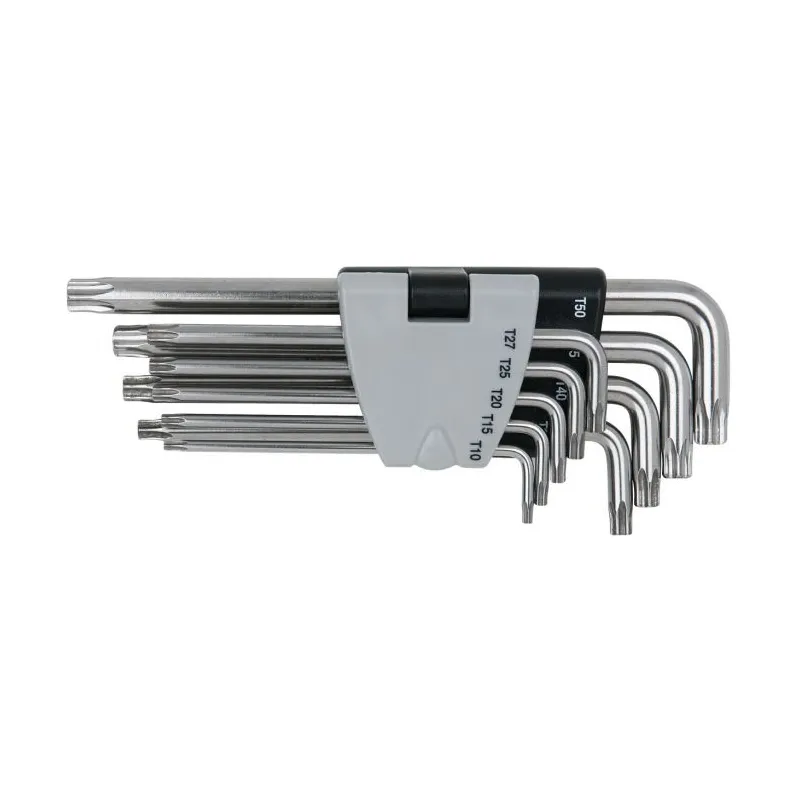 Jeu de 9 clés mâles longues INOX TORX® percé KSTOOLS 964.0620 | 964.0620 Jeu de 9 clés mâles longues INOX TORX® percé KSTOOLS 964.0620 | 964.0620