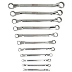 Jeu de 11 clés polygonales contre-coudées INOX KSTOOLS 964.1145 | 964.1145