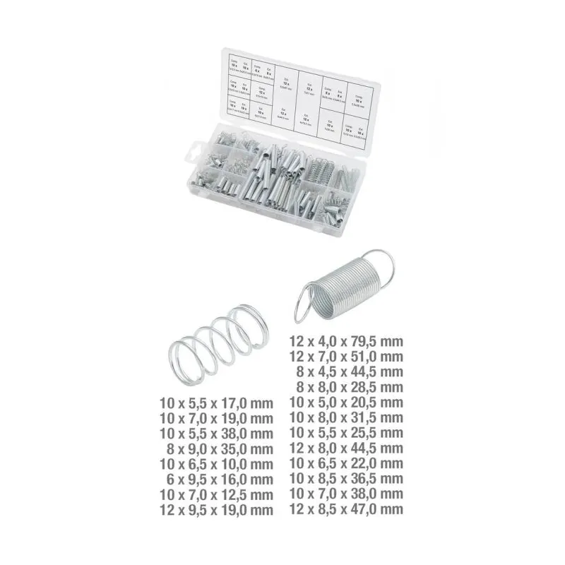 Assortiment de ressorts . 200 pcs KSTOOLS 970.0010 | 970.0010 Assortiment de ressorts . 200 pcs KSTOOLS 970.0010 | 970.0010
