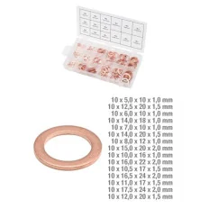 Assortiment de joints cuivre x150 KSTOOLS 970.0040 | 970.0040
