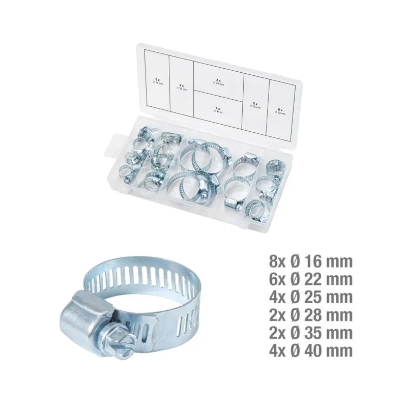Assortiment de colliers de serrage x26 KSTOOLS 970.0070 | 970.0070 Assortiment de colliers de serrage x26 KSTOOLS 970.0070 | 970.0070
