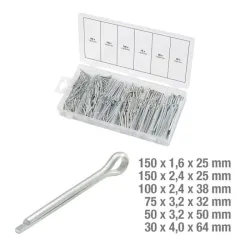 Assortiment de goupilles fendues 555 pièces KSTOOLS 970.0080 | 970.0080