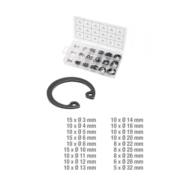 Assortiment de circlips de type interne x180 KSTOOLS 970.0090 | 970.0090 Assortiment de circlips de type interne x180 KSTOOLS 970.0090 | 970.0090