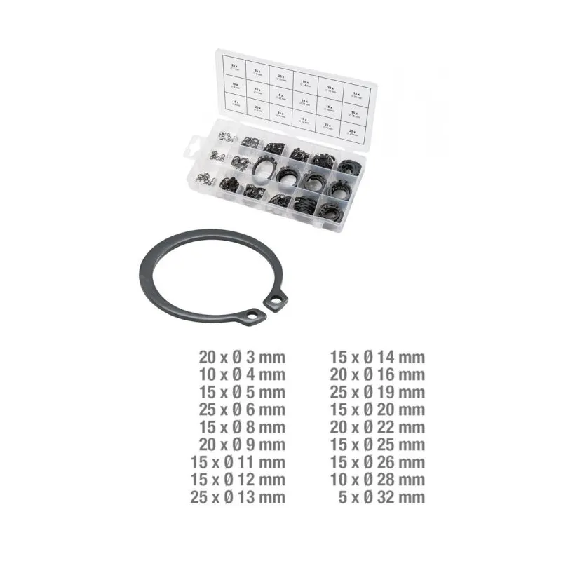 Assortiment de circlips de type externe x300 KSTOOLS 970.0100 | 970.0100 Assortiment de circlips de type externe x300 KSTOOLS 970.0100 | 970.0100
