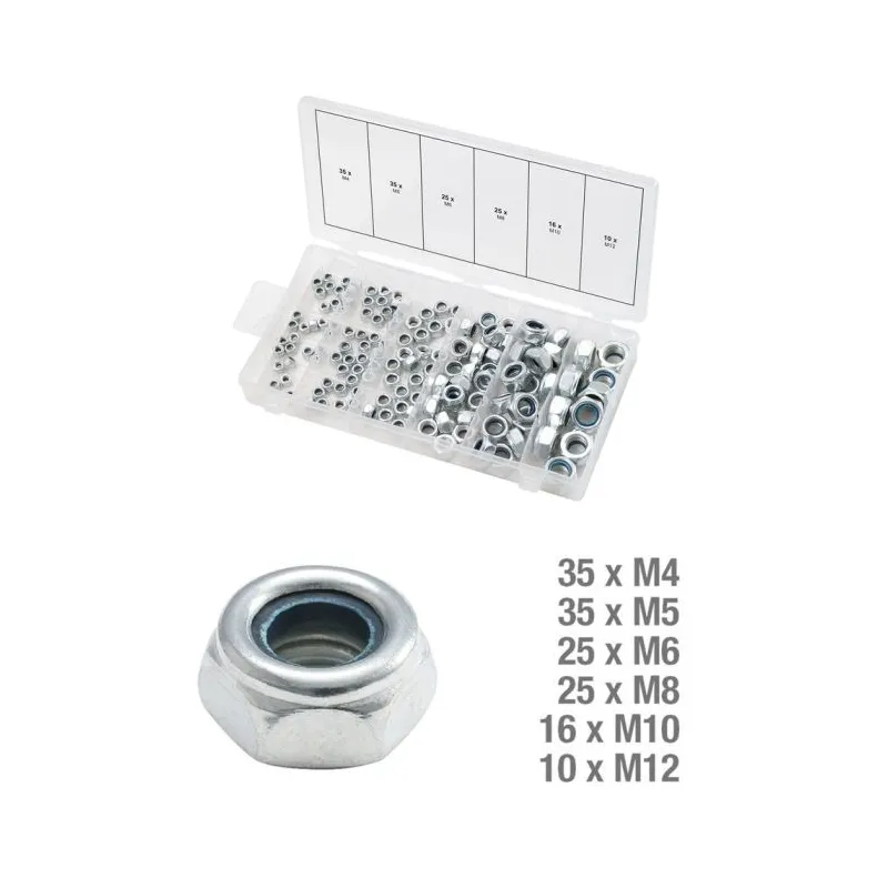 Assortiment d'écrous de sécurité x146 KSTOOLS 970.0120 | 970.0120 Assortiment d'écrous de sécurité x146 KSTOOLS 970.0120 | 970.0120