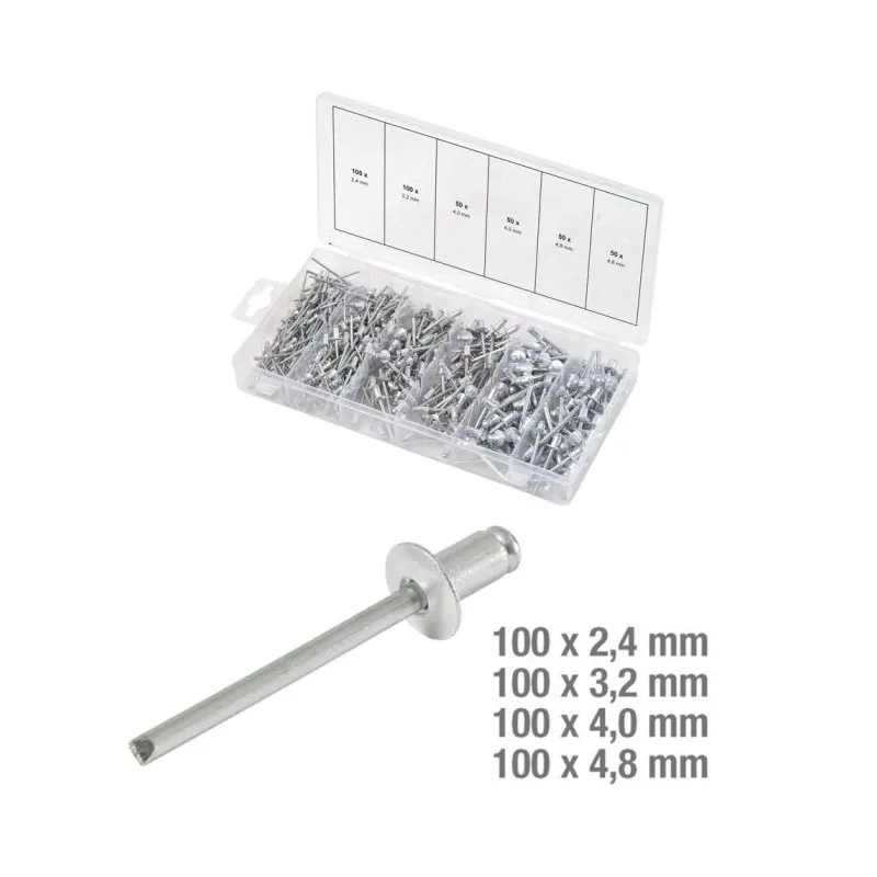 Assortiment de rivets x400 KSTOOLS 970.0150 | 970.0150 Assortiment de rivets x400 KSTOOLS 970.0150 | 970.0150
