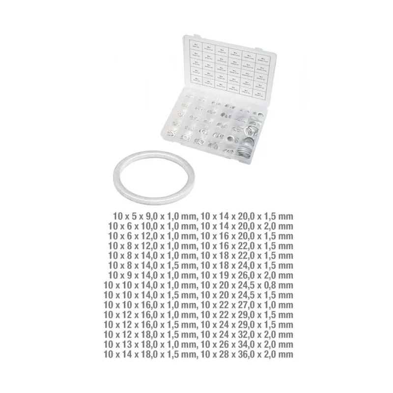 Assortiment de joints alu x300 KSTOOLS 970.0160 | 970.0160