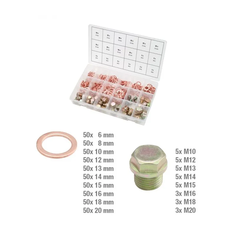 Assortiment de vis de vidange carter et joint x534 KSTOOLS 970.0200 | 970.0200 Assortiment de vis de vidange carter et joint x534 KSTOOLS 970.0200 | 970.0200