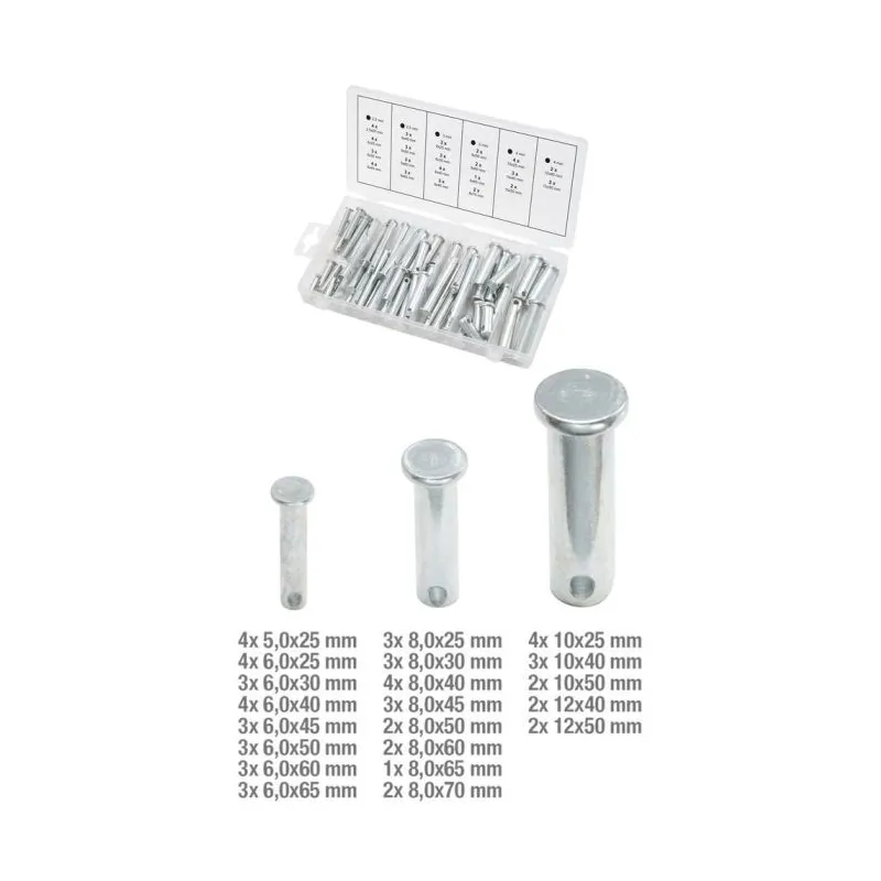 Assortiment d'écrous de sécurité . 60 pcs KSTOOLS 970.0210 | 970.0210 Assortiment d'écrous de sécurité . 60 pcs KSTOOLS 970.0210 | 970.0210
