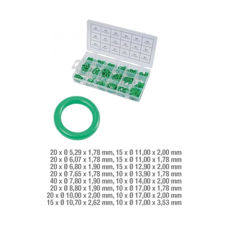 Assortiment de joints toriques pour climatisation HNBR . 270 pcs KSTOOLS 970.0340 | 970.0340 Assortiment de joints toriques pour climatisation HNBR . 270 pcs KSTOOLS 970.0340 | 970.0340