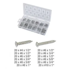 Assortiment de vis auto-taraudeuses métal et bois . 240 pcs KSTOOLS 970.0410 | 970.0410