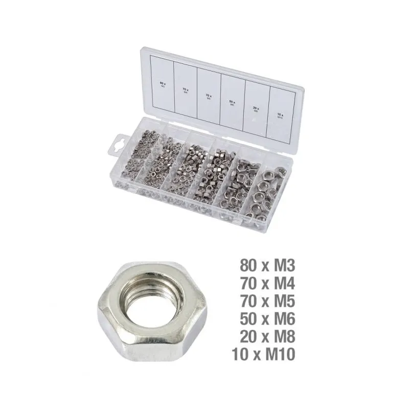 Assortiment d'écrous en inox . 300 pcs KSTOOLS 970.0450 | 970.0450 Assortiment d'écrous en inox . 300 pcs KSTOOLS 970.0450 | 970.0450