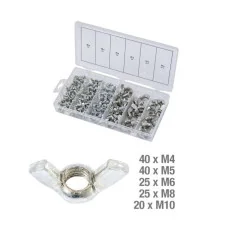 Assortiment d'écrous papillon . 150 pcs KSTOOLS 970.0470 | 970.0470
