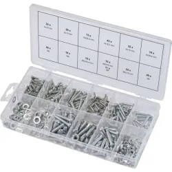 Assortiment de vis pour métal et bois . de rondelles et d'écrous . 347 pcs KSTOOLS 970.0500 | 970.0500