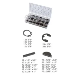 Assortiment de clavettes . circlips et chevilles . 295 pcs KSTOOLS 970.0520 | 970.0520
