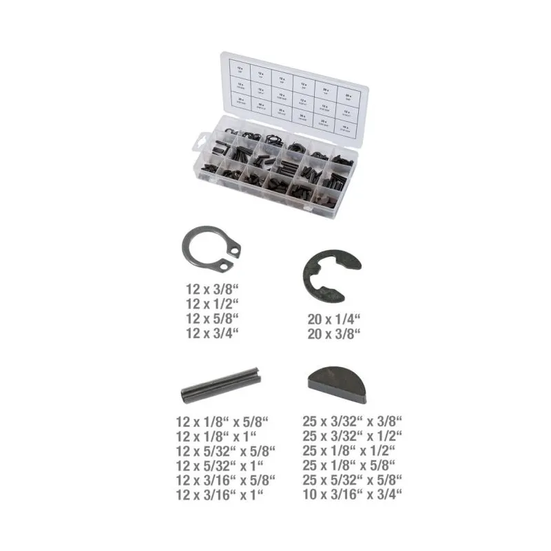 Assortiment de clavettes . circlips et chevilles . 295 pcs KSTOOLS 970.0520 | 970.0520 Assortiment de clavettes . circlips et chevilles . 295 pcs KSTOOLS 970.0520 | 970.0520