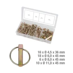 Assortiment de goupilles clips . 50 pcs KSTOOLS 970.0550 | 970.0550