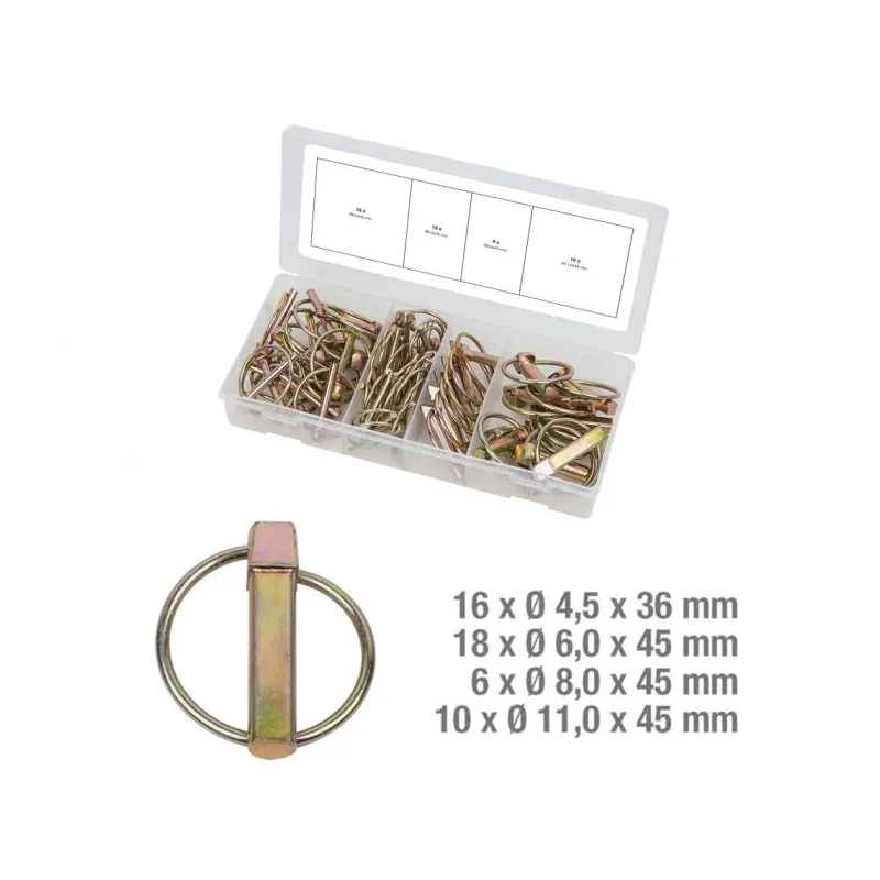 Assortiment de goupilles clips . 50 pcs KSTOOLS 970.0550 | 970.0550 Assortiment de goupilles clips . 50 pcs KSTOOLS 970.0550 | 970.0550