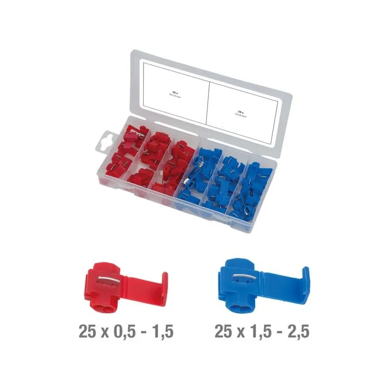 Assortiment de raccords de dérivation . 50 pcs KSTOOLS 970.0570 | 970.0570 Assortiment de raccords de dérivation . 50 pcs KSTOOLS 970.0570 | 970.0570