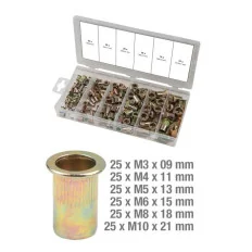 Assortiment d'inserts taraudés acier . 150 pcs KSTOOLS 970.0610 | 970.0610
