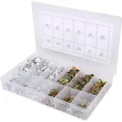Assortiment d'inserts taraudés acier et aluminium . 300 pcs KSTOOLS 970.0630 | 970.0630