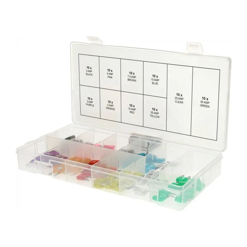 Assortiment de mini-fusibles 2-30A . 100 pcs KSTOOLS 970.0740 | 970.0740 Assortiment de mini-fusibles 2-30A . 100 pcs KSTOOLS 970.0740 | 970.0740