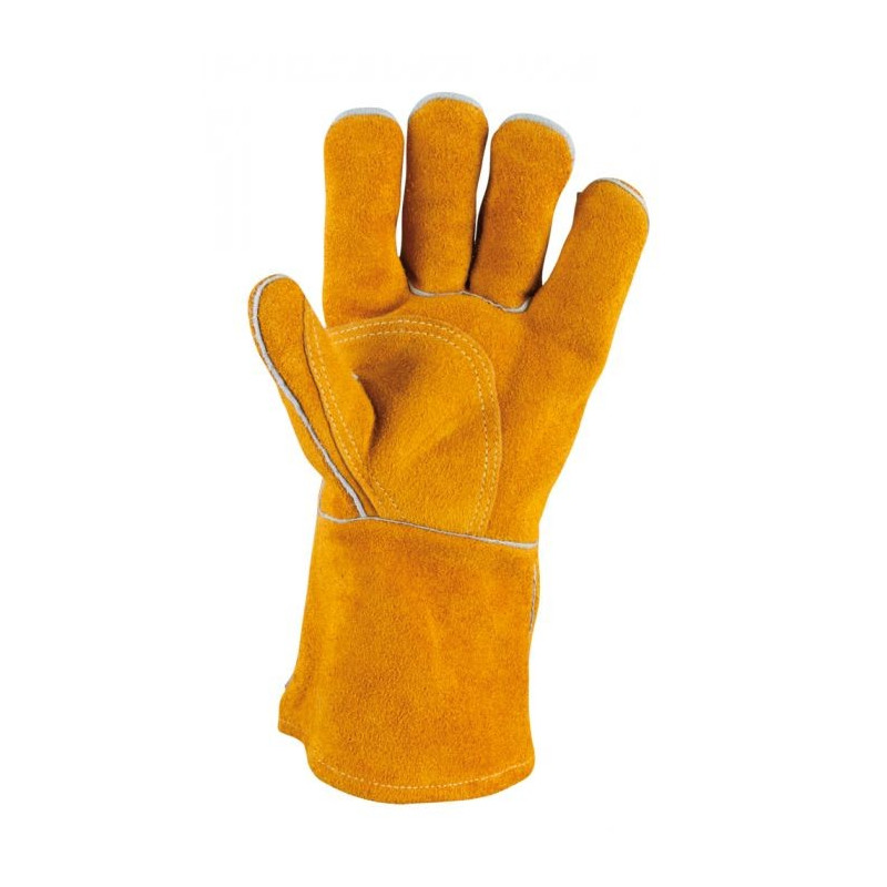 Gants de protection courts en cuir pour soudeur . XXL KSTOOLS 985.7037