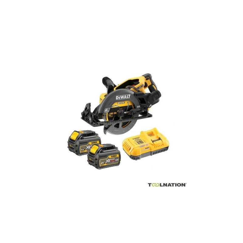 DCS577T2-QW Scie Circulaire Construction XR FLEXVOLT 54V 2Ah Li-Ion | DCS577T2-QW