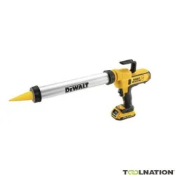 DeWalt DCE580D1-QW Pistolet à mastic XR 18V 2Ah Li-Ion - cartouche 310ml - 600ml - 1 batterie - coffret | DCE580D1-QW