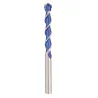 Foret multimatériaux 6x100 mm attachement cylindrique, plaquette carbure affutée DIAGER | 215D06