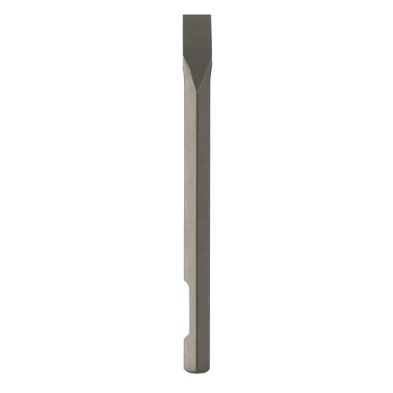 Burin plat 32x400 mm attachement hexagonal 28mm + méplat DIAGER | 341L32L0400