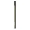 Burin plat 32x400 mm attachement hexagonal 28mm + méplat DIAGER | 341L32L0400