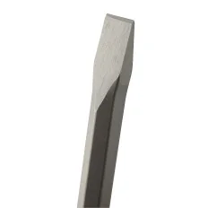 Burin plat 32x400 mm attachement hexagonal 28mm + méplat DIAGER | 341L32L0400