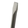 Burin plat 32x400 mm attachement hexagonal 28mm + méplat DIAGER | 341L32L0400