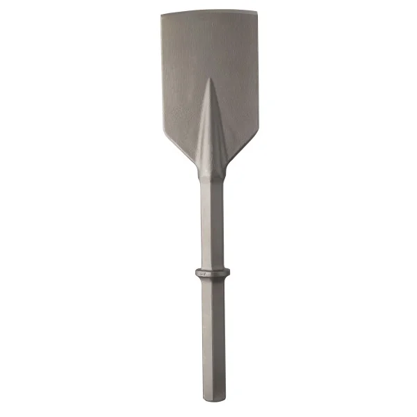 Pelle brise béton 125x510 mm attachement hexagonal 28mm avec collerette DIAGER | 373HL125L0510 Pelle brise béton 125x510 mm attachement hexagonal 28mm avec collerette DIAGER | 373HL125L0510